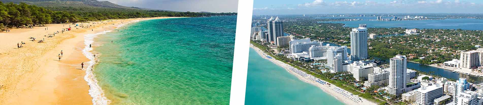 Battle Of Beaches : Maui vs Miami Beach