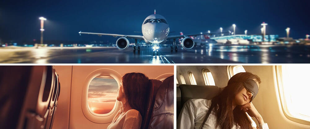 fly with  Comfortably on red eye flights