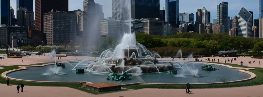 Amazing Destinations in Chicago | Grant Park And Buckingham Fountain 